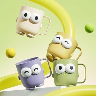 OEM Morado, Vaso Para Agua Dom&eacute;stico, Vaso Para Enjuague Bucal, Vaso Grueso Para Cepillo De Dientes De Ni&ntilde;a Linda, Recipiente Dental