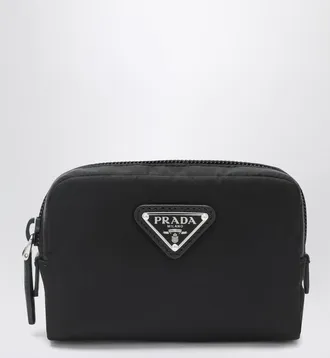 Prada Micro necessaire in black Re-Nylon