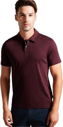 Ted Baker Heren Zeiter Katoenen Polo Shirt (Maroon)