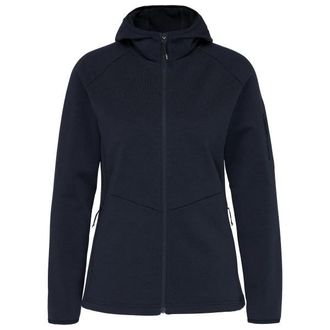 Stoic MerinoFleece335 KuolpaSt. III Zip Hoody Merinohoodie f&uuml;r Damen | blau
