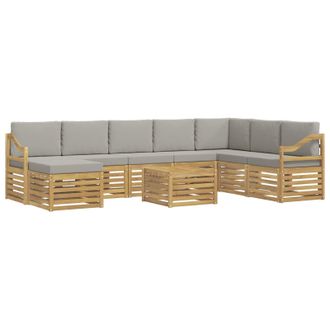 vidaXL Juegos De Sof&aacute;s Madera De Acacia S&oacute;lida Vidaxl