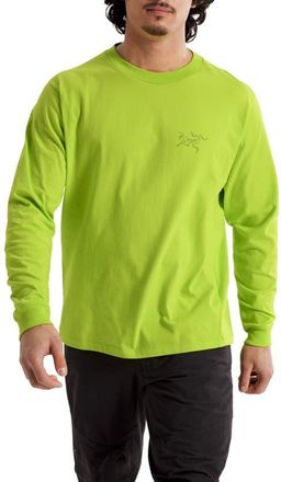 Arc'teryx Kragg Long Sleeve Cotton Graphic T-Shirt in Mantis at Nordstrom, Size Xx-Large