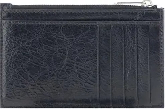 Balenciaga Mens Black Lamb Ovis Aries Wallet