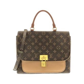 Louis Vuitton Pre-owned Handbags, female, Brown, Size: ONE SIZE Pre-owned Monogram Marignan Bag