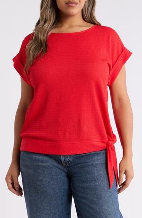Jones New York Texture Dolman Top in Rouge at Nordstrom, Size 1X