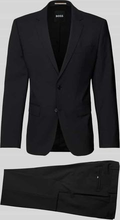 HUGO BOSS Slim Fit Anzug aus Schurwolle Modell Huge in Black, Größe 102