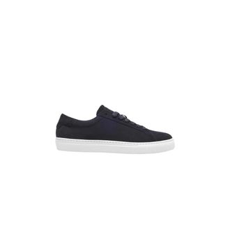 Les Deux Schoenen, Heren, Blauw, 44 EU, Su&egrave;de, Minimalistische Su&egrave;de Sneaker