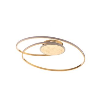 Lindby L&aacute;mpara De Techo Led dorle En Dorado Metal - Lindby