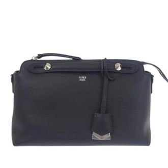 Fendi Pre-owned By The Way Satchel - Dames - Pre-owned - Zwart - Maat: ONE Size Leer