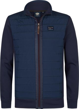 Petrol Industries Heren Sweatvest Wisconsin Dells - Blauw