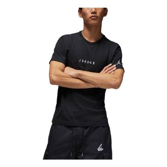 Air Jordan Embossed Air Crew T-Shirt Black DM3183-010