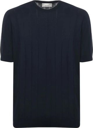 FILIPPO DE LAURENTIIS T-shirt met ronde hals - Heren - T-shirts - Blauw - L - Tops