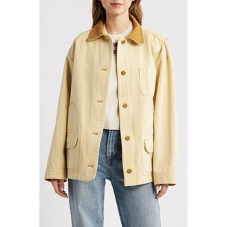 D&ocirc;en Pascual Barn Jacket in Straw at Nordstrom, Size Xx-Small