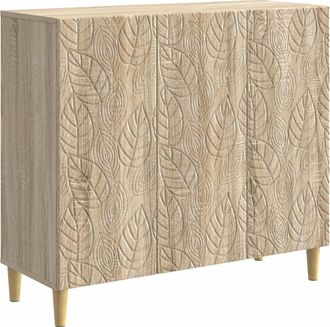 vidaXL Aparador Roble Sonoma 89 X 34,5 X 80 Cm Madera De Ingenier&iacute;a Vidaxl