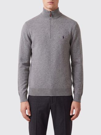 Polo Ralph Lauren Half-Zip Wool Turtleneck Jumper with Pony Logo