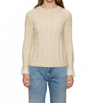 Sanctuary One In A Million Crew Sweater In Vanilla