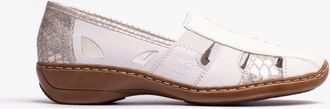 Rieker 41385-80 Womens Shoes White Leather - Size UK 7.5