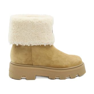 Moncler Winter Boots, female, Brown, 6 UK, Aurea Mid Ankle Boots