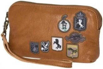 Aeronautica Riemen - Dames - Schoudertassen - Geel - M - Leer - Tassen