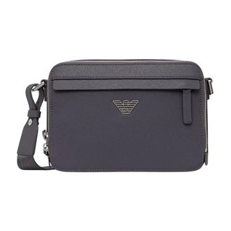 Emporio Armani Hombre, Bolsos, Gris, Talla: ONE Size