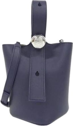 Loewe Pre-owned Bucket Bags, female, Blue, Size: ONE SIZE Pre-owned Bucket Bag