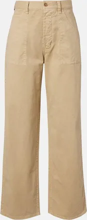 Nili Lotan Whitney cotton wide-leg pants