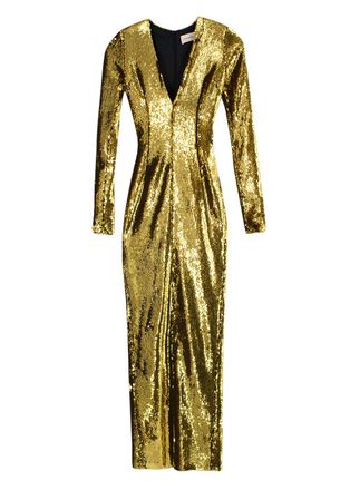 Alexandre Vauthier gold sequin gown Size XXS