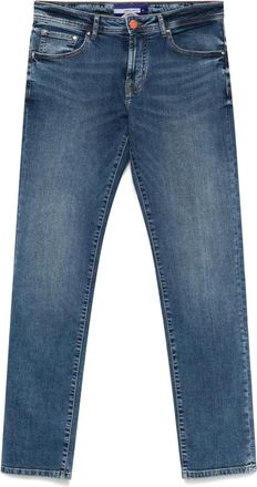 Manuel Ritz Jeans con applicazione logo - Blu