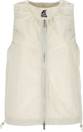 K-Way Top smanicato - Toni neutri