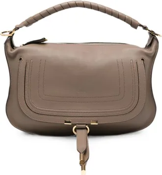 Chlo&eacute; Taupe Marcie Small Shoulder Bag