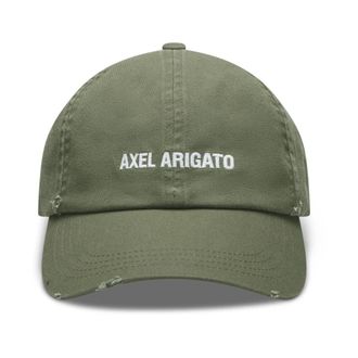 Axel Arigato AA Logo Cap - unisex - Petten - Groen - ONE Size - Katoen - Accessoires