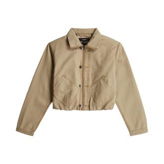 G-Star Cropped Barn Jacket - Dames - Zomerjassen - Beige - XS - Katoen - Jassen