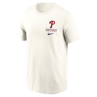 Nike Philadelphia Phillies 2-Hit Nike Mens MLB T-Shirt in Brown | N19911KPP-1DJ