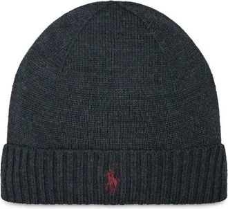 Polo Ralph Lauren Cold Weather Hat - Heren - Hoeden - Grijs - ONE Size - Leer - Accessoires