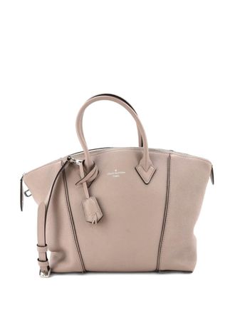 Louis Vuitton Soft Lockit Handbag Leather PM tote bag - Neutrals
