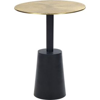 Beliani Side Table TANAMI Metal Gold