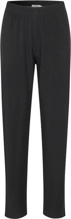 Masai Zachte en luxueuze zwarte basisbroek - Dames - Slim Fit Broeken - Zwart - S - Katoen - Broeken