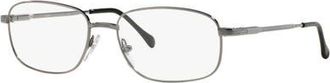Sferoflex 56mm Square optical glasses in Silver at Nordstrom