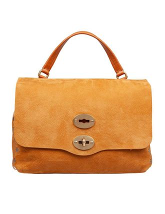Zanellato Nubuck Messenger Bag That Can Be Carried By Hand, Over The Shoulder, Or Across The Body