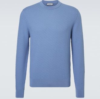 Canali Pullover in cotone e seta