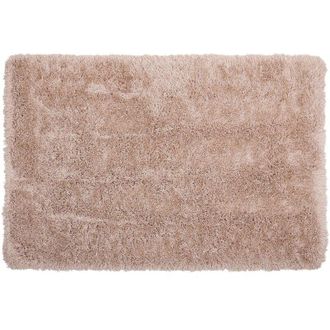 Beliani Beliani - Modern Living Room Bedroom Area Rug Shaggy High-Pile 140 x 200 cm Beige Cide