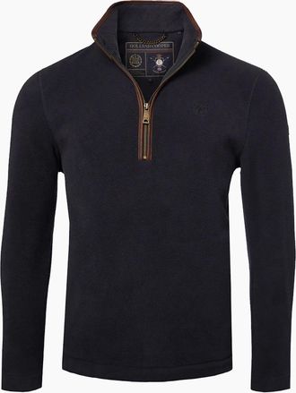 Holland Cooper Mens HOLLAND COOPER COUNTRY FLEECE HALF ZIP INK NAVY - Size: 42