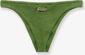 MC2 Saint Barth Womens Bikini Bottom Naomi Green Polyamide Swimwear Sea Clothing