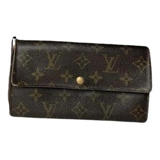 Louis Vuitton Portafoglio in pelle Pre-owned - - Pre-owned - Donna - Marrone - ONE SIZE