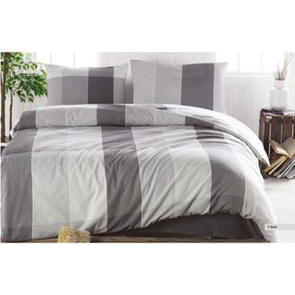 Blanc Avenue Juego de funda de edred&oacute;n 200x200 cm+ 2 FA 65x65 cm 100% algod&oacute;n