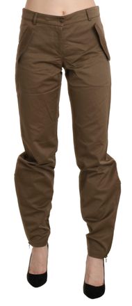 Ermanno Scervino Mid Waist Straight Cotton Womens Pants