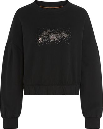 HUGO BOSS Sweatshirt »Easton Premium Damenmode« mit Rundhals, Logoapplikation