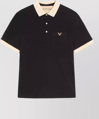 Valentino Garavani valentino logo polo shirt chest pocket