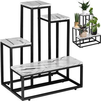 OEM Soporte Para Macetas De Metal Y M&aacute;rmol Blanco Antires