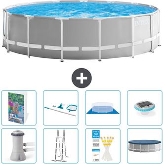 Intex Piscina Prism Frame Redonda - 457x122 Cm - 9-piezas S595